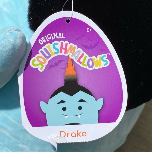Squishmallow DRAKE The Dracula 12” NWT - Picture 5 of 7